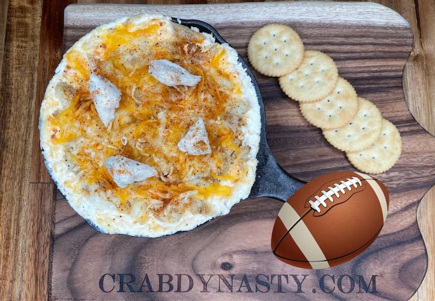 Crab dip seafood selection